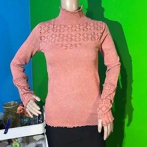 NWOT $88 Free People Movement Long Sleeve Compression Top | High Neck